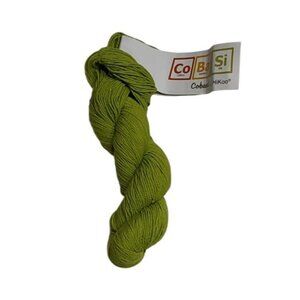 1 hank Hikoo CoBaSi 007 Kiwi Cotton Bamboo Silk Yarn